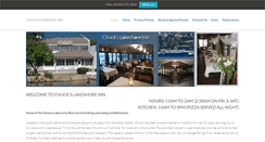 Desktop Screenshot of chuckslakeshoreinn.com